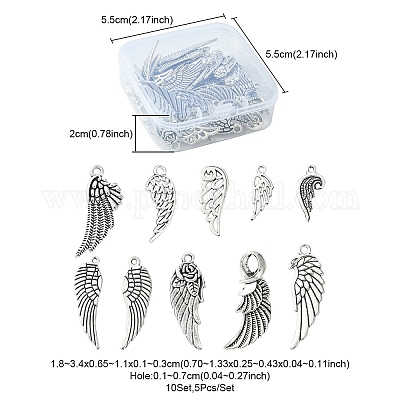 50шт 10 стиля подвески из сплава в тибетском стиле FIND-YW0003-39-1