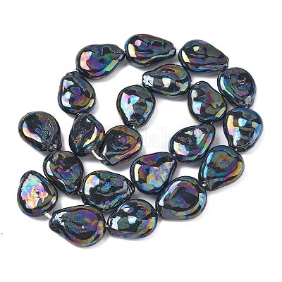 Гальванизированное непрозрачное стекло имитация жемчужных нитей EGLA-D302-02D-1