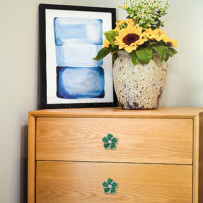 4 шт. ручки для ящиков из сплава со стразами&nbsp;AJEW-GF0007-43-1