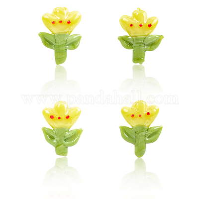 12шт ручной работы бусины лэмпворк LAMP-PA0001-01-1