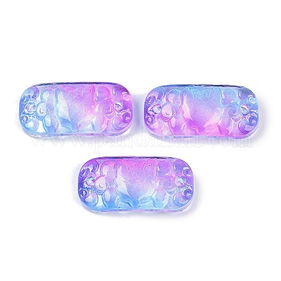 Подвески из прозрачного стекла GLAA-H035-06C-1