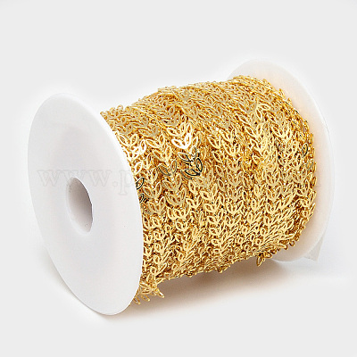 Паяные латунные цепи KK-S335-07G-1