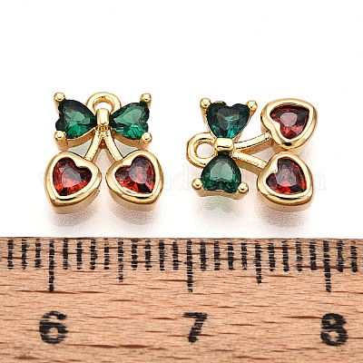 Латунные микро проложить кубического циркония подвески X-KK-N261-94A-G-1