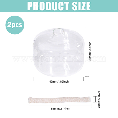 Стеклянная спиртовая горелка AJEW-WH0166-78-1