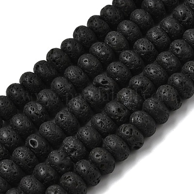 Бусы из натуральной лавы&nbsp;G-A280-A18-02-1