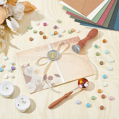 Наборы штампов с восковой печатью для альбомов «сделай сам» AJEW-WH0432-020-1