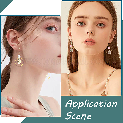 200 шт. 2 стиля крючков для сережек из нержавеющей стали 304 STAS-BBC0007-10-1