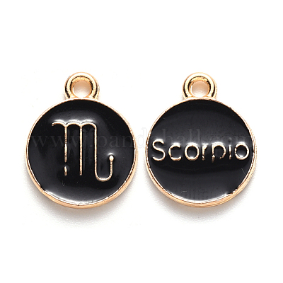 Подвески из эмали и сплава ENAM-SZ0001-28C-L-1