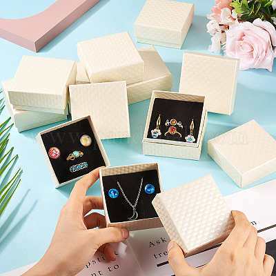 Подарочные коробки для хранения из фактурного картона с ромбами CON-TAC0010-03B-03-1