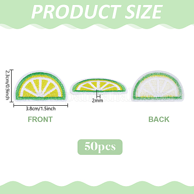 50 шт. клетчатых тканевых нашивок на одежду&nbsp;PATC-PH0001-57-1