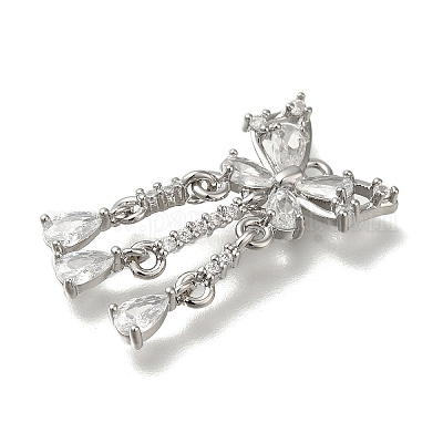 Стойки обшивки латунь микро проложить Циркон подвеску KK-M014-07P-1