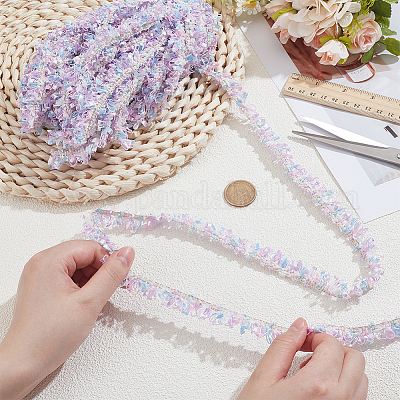 15 ярд полиэстеровой кружевной отделки SRIB-PH0001-57C-1