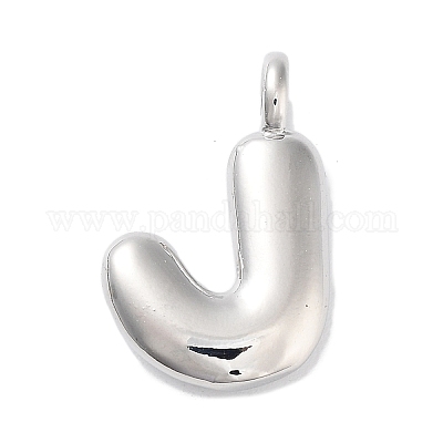 Подвески из латуни с покрытием стойки с буквами-шариками X-KK-C050-01P-J-1