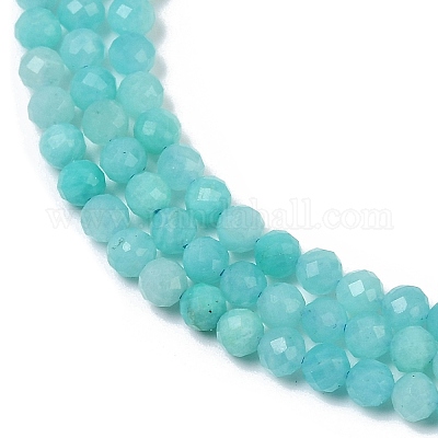 Природных амазонит бисер нитей X-G-I379-A02-02-1
