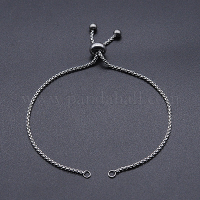 Устойчивые к потускнению регулируемые браслеты из нержавеющей стали 201 STAS-S105-JN646-1-1