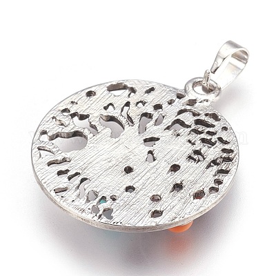 Природные и синтетические Gemstone подвески KK-F756-05B-1