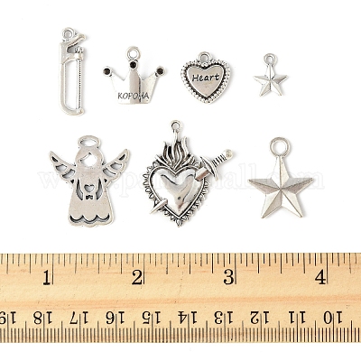 40шт 7 стиля подвески из сплава в тибетском стиле FIND-FS0004-31-1