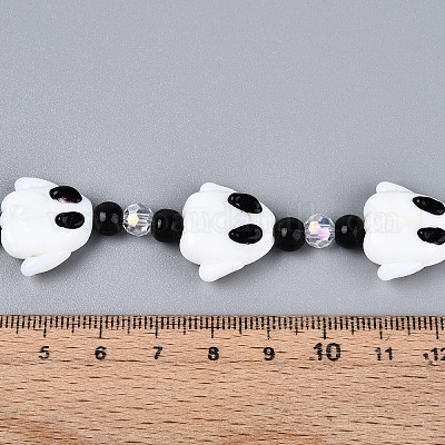 Тематика хэллоуина бусины ручной работы лэмпворк нити LAMP-N028-17B-1