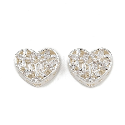 Многожильные звенья из латуни с паве из кубического циркония ZIRC-F145-10S-01-1