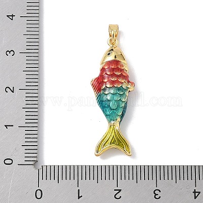 Латунь эмаль подвески&nbsp;KK-Z124-03G-01-1