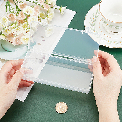 10 шт. Прозрачные пластиковые контейнеры для бусинок CON-BC0002-25-1