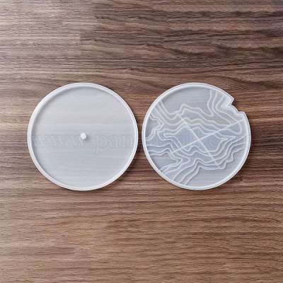 Wholesale DIY Island Scenery Clock Silicone Molds 