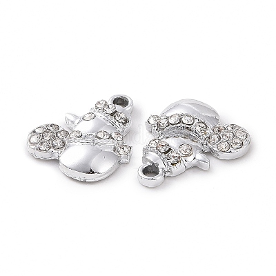 Сплава кристалла горный хрусталь подвески&nbsp;ALRI-C008-40P-1