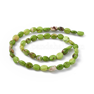 Нити из натуральных бирюзовых бусин G-P494-A02-1