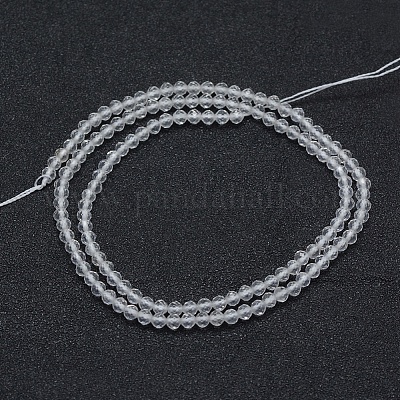 Природных кристаллов кварца бисер нитей G-E411-28-2mm-1