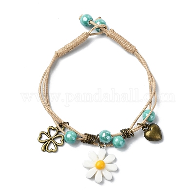 Браслеты из плетеных бусин из полиэстера BJEW-JB11362-1