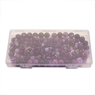 4 нить 4 стиля натурального полосатого агата / полосатого агата G-TA0001-35-1