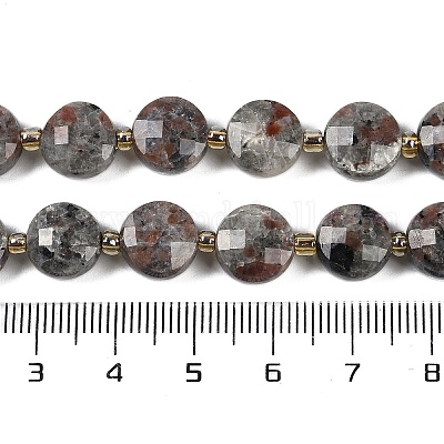 Натуральный флуоресцентный сиенитовый камень (светящийся в ультрафиолетовом свете) бусины нити G-B094-A05-01-1