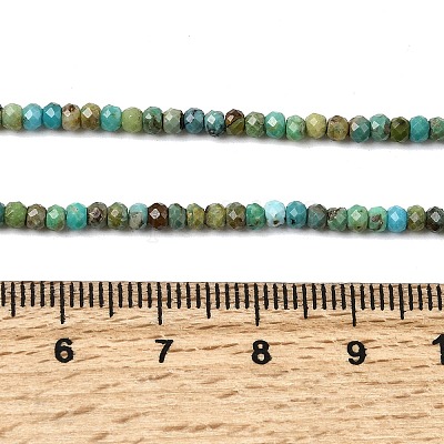 Хубэй природных бирюзовый бисер нитей G-G294-C02-2x3mm-1