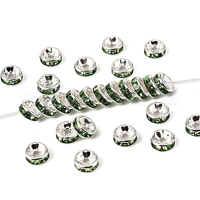 Латунь марки А горный хрусталь Spacer бисер&nbsp;RB-A014-Z6mm-07S-1