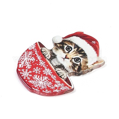 Акриловые подвески на рождественскую тематику OACR-Q101-01A-1