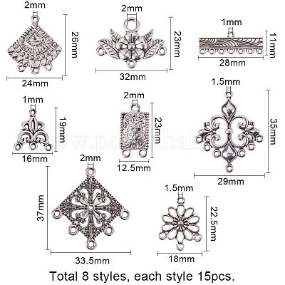 Links componente lampadario stile tibetano&nbsp;TIBE-PH0004-58-1