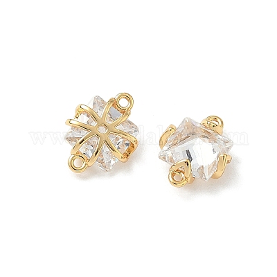 Латунные подвески из прозрачного кубического циркония KK-Z136-37G-1