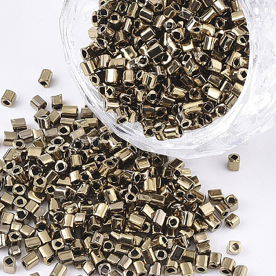 Гальваника 12/0 стеклянный бисер SEED-S027-02A-04-1