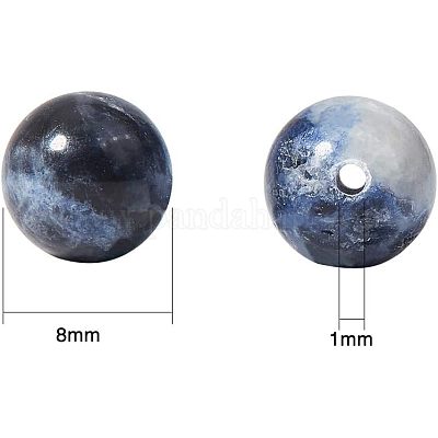 Бусины из природных содалитом G-OC0001-24-1