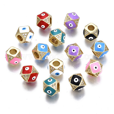 Латунные микропаве из прозрачного кубического циркония ZIRC-N039-173-NF-1