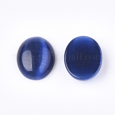 Кабошоны кошачьего глаза GLAA-S184-07-1