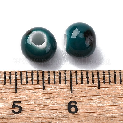 Фарфоровые бусины ручной работы PORC-D300-A27-1