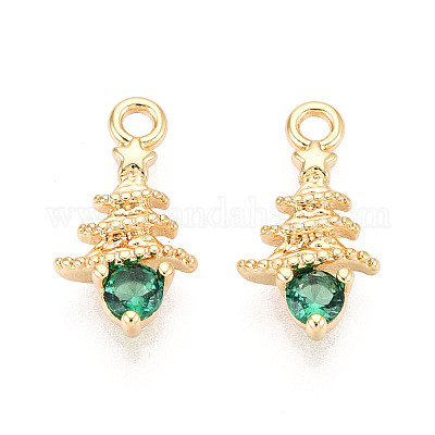 Латунные микро проложить кубического циркония подвески KK-N263-144B-G-1