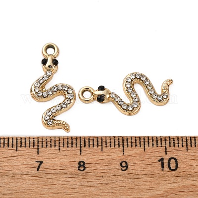 Подвески из сплава и страза&nbsp;LS-PALLOY-S052-07G-1