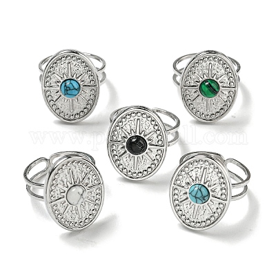 Кольца-манжеты из нержавеющей стали 304 RJEW-C079-04P-1