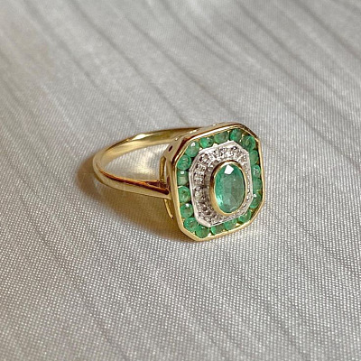 Прямоугольный сплав со стразами кольца для женщин FS-WGB46A4-02-1