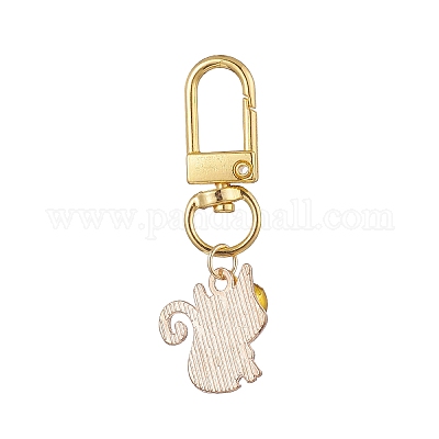 Подвесные украшения из сплава эмали HJEW-JM00995-1