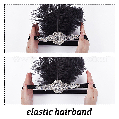 Перо ленты для волос&nbsp;PHAR-WH0020-04-1