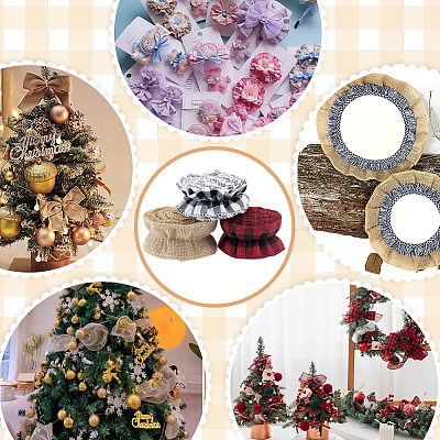 6 рулон 3 видов мешковины и полиэстеровой ленты OCOR-GA0002-34-1