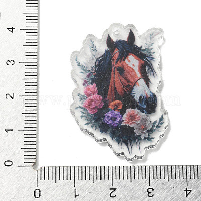 Подвески из акрила с принтом в ковбойском стиле wsetern OACR-H043-01A-1